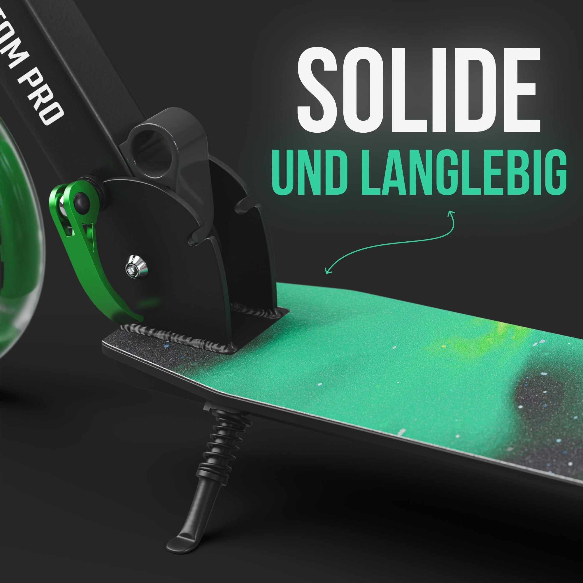 Apollo Klappbarer City Roller für Kinder "Phantom" höhenverstellbarer Tretroller Meteor