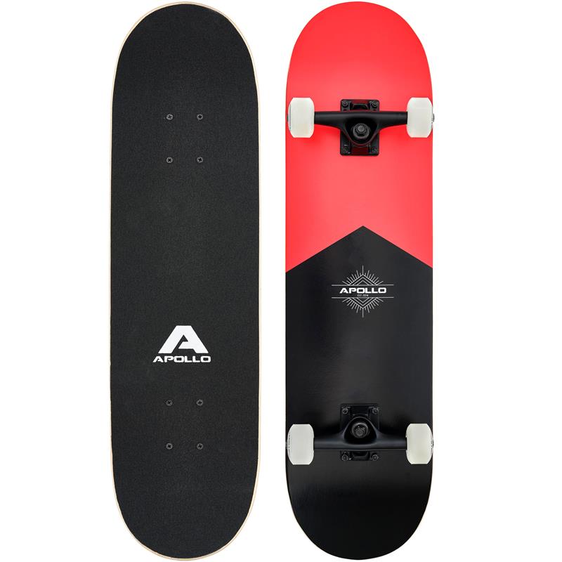 Apollo - Skateboard "Red" Komplettboard 31" ABEC 7 -
