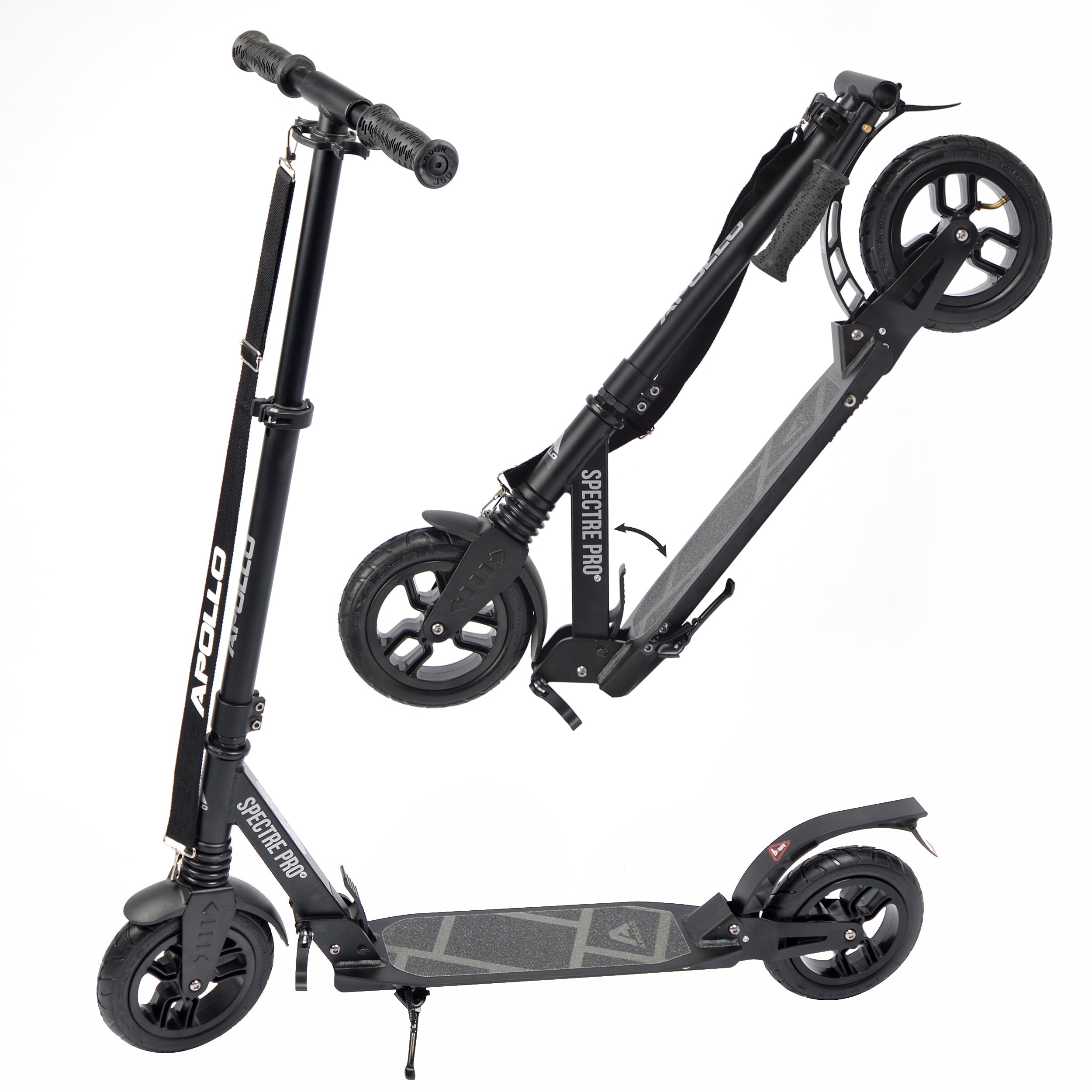 Apollo - Luxus Cityroller mit Doppelfederung "Spectre" City-Roller klapp- und verstellbar - Air