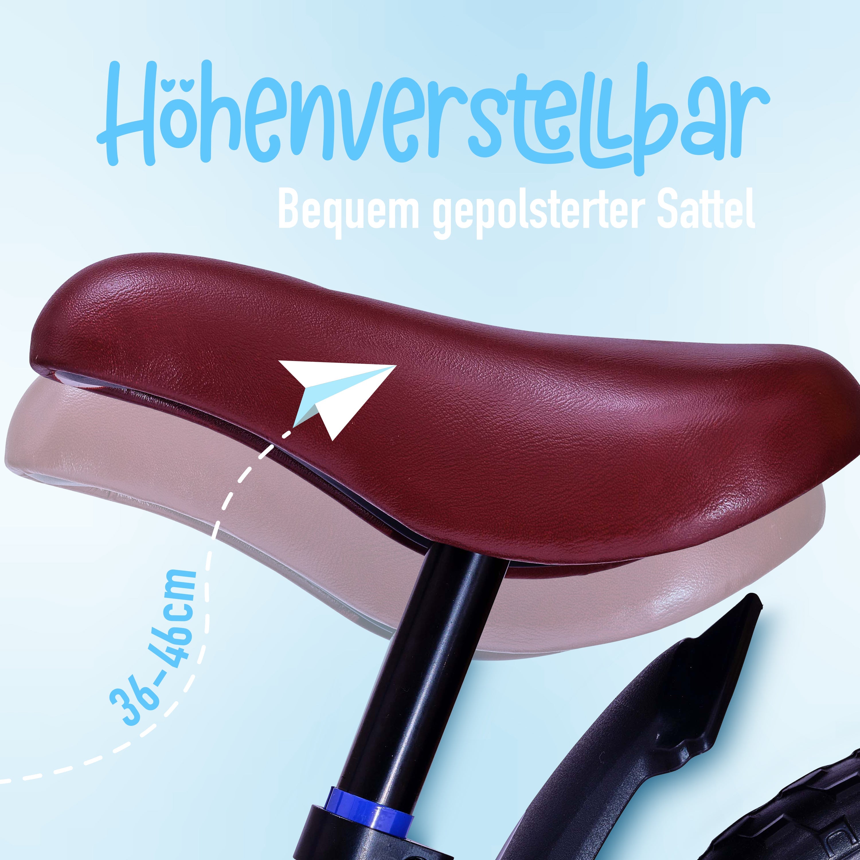 Apollo - Aviator Laufrad, sicheres Laufrad 12 Zoll - Dunkelblau