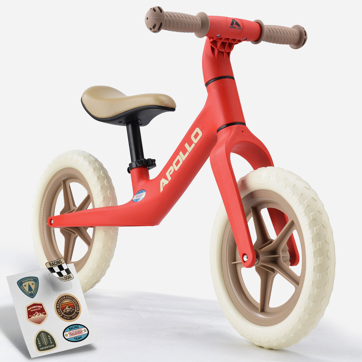 Apollo Funsport CH Trailbuddy Laufrad ab 2 Jahre – 12 Zoll Kinderlaufrad Red