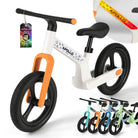 Apollo Funsport CH Trailbuddy LED Laufrad für Kinder ab 2 Jahre – 12 Zoll Kinderlaufrad mit Beleuchtung White