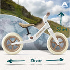 Apollo Funsport CH Trailbuddy Laufrad ab 2 Jahre – 12 Zoll Kinderlaufrad White
