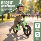Apollo Funsport CH Trailbuddy LED Laufrad für Kinder ab 2 Jahre – 12 Zoll Kinderlaufrad mit Beleuchtung Green