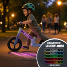 Apollo Funsport CH Trailbuddy LED Laufrad für Kinder ab 2 Jahre – 12 Zoll Kinderlaufrad mit Beleuchtung Blue