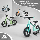 Apollo Funsport CH Trailbuddy LED Laufrad für Kinder ab 2 Jahre – 12 Zoll Kinderlaufrad mit Beleuchtung White