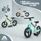 Apollo Funsport CH Trailbuddy LED Laufrad für Kinder ab 2 Jahre – 12 Zoll Kinderlaufrad mit Beleuchtung Blue