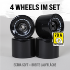 Apollo Funsport CH Apollo Black Longboard & Skateboard Wheels Black - 65 x 51