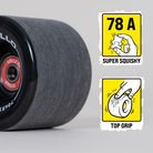 Apollo Funsport CH Apollo Black Longboard & Skateboard Wheels Black - 70 x 51