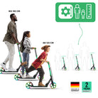 Apollo Klappbarer City Roller für Kinder "Phantom" höhenverstellbarer Tretroller Meteor