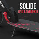 Apollo Klappbarer City Roller für Kinder "Phantom" höhenverstellbarer Tretroller Rot