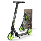 Apollo Klappbarer City Roller für Kinder "Phantom" höhenverstellbarer Tretroller Grün