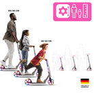 Apollo Klappbarer City Roller für Kinder "Phantom" höhenverstellbarer Tretroller Starlight