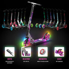 Apollo Klappbarer City Roller für Kinder "Phantom" höhenverstellbarer Tretroller Starlight