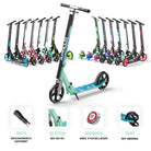 Apollo Klappbarer City Roller für Kinder "Phantom" höhenverstellbarer Tretroller Watercolor