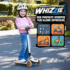 Apollo Funsport CH Apollo Whizzie LED Kinderroller, höhenverstellbarer Dreiradscooter für Kinder ab 3 Jahre Giraffe