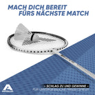 Apollo Funsport CH Badminton Set Match Pro 400 - inkl. Tasche, 2x Schläger, Bälle Weiss Schwarz