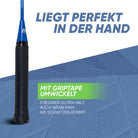 Apollo Funsport CH Badminton Set Match Pro 400 - inkl. Tasche, 2x Schläger, Bälle Blau Grün
