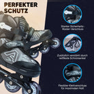 Apollo Funsport - Champion Adjustable Inline Skate (Schwarz) - L (39-42)