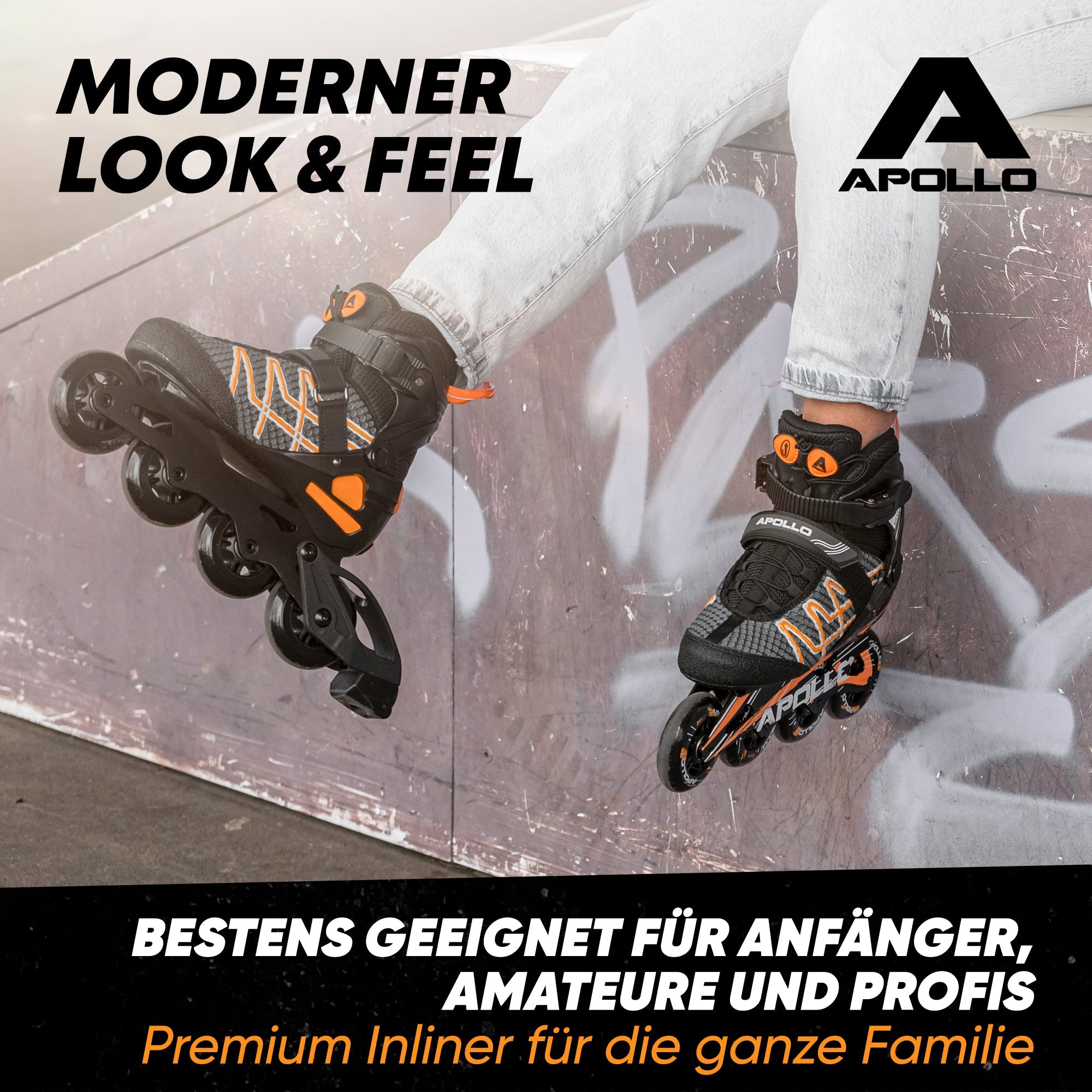 Apollo - Air Flow X2 Inline Skates - Orange -