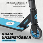 Apollo - Stunt Scooter - Genius Pro Robuster Kinder Scooter mit ABEC 9 Kugellager - Schwarz Blau