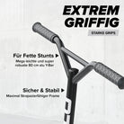 Apollo - Stunt Scooter - Genius Pro Robuster Kinder Scooter mit ABEC 9 Kugellager - Schwarz Silber