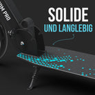 Apollo - Klappbarer City Roller für Kinder "Phantom" höhenverstellbarer Tretroller - Blau