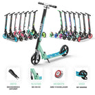 Apollo - Klappbarer City Roller für Kinder "Phantom" höhenverstellbarer Tretroller - Watercolor