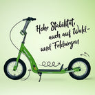 Apollo - Retro Scooter Paradise Roller mit Luftreifen 12,5 Zoll - Grün