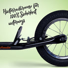 Apollo - Retro Scooter Paradise Roller mit Luftreifen 12,5 Zoll - Schwarz