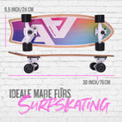 Apollo - Surf Style Board - Apollo Rainbow -