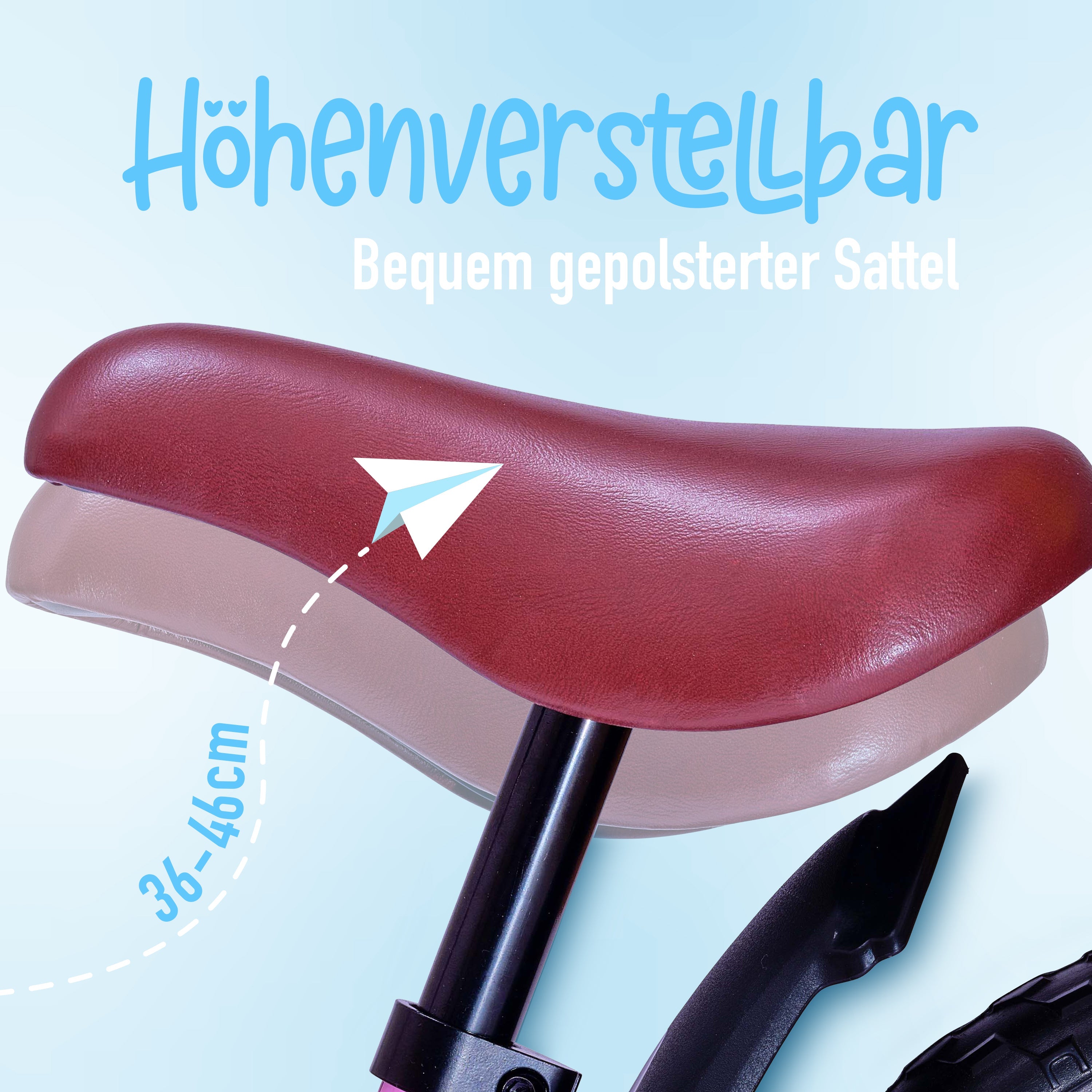 Apollo - Aviator Laufrad, sicheres Laufrad 12 Zoll - Pink