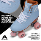 Apollo - Classic Roller Rollschuhe für Kinder und Erwachsene - Nightfever blue -