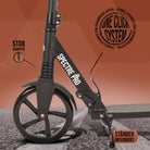 Apollo - Luxus Cityroller mit Doppelfederung "Spectre" City-Roller klapp- und verstellbar - Schwarz 2.0