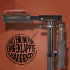 Apollo - Luxus Cityroller mit Doppelfederung "Spectre" City-Roller klapp- und verstellbar - Schwarz 2.0