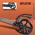 Apollo - Luxus Cityroller mit Doppelfederung "Spectre" City-Roller klapp- und verstellbar - Orange