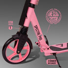 Apollo - Luxus Cityroller mit Doppelfederung "Spectre" City-Roller klapp- und verstellbar - Schwarz Rosa