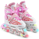 Apollo - Super Blade größenverstellbare Inlineskates - Weiß Pink -