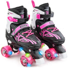 Apollo - Super Quad größenverstellbare verstellbare Rollschuhe für Kinder - Pink -