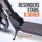 Apollo - High End Scooter Erwachsene - "Tornado 2.0" Cityroller Kinder ab 7 Jahre - Schwarz Silber