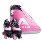 Apollo Funsport - Apollo Skate Bag praktische Tasche für Schlittschuhe und Rollsport - Rosa Grau