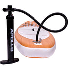 Apollo Funsport - SUP Board Komplett-Set Aufblasbares Stand Up Paddle Board - Wood - Wood White