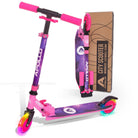 Apollo - Scooter LED - "Moonracer" City Scooter Kinder mit Federung - Stars