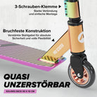 Apollo - Stunt Scooter - Genius Pro Robuster Kinder Scooter mit ABEC 9 Kugellager - Rainbow