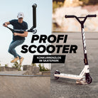 Apollo - Stunt Scooter - Genius Pro Robuster Kinder Scooter mit ABEC 9 Kugellager - White Skull