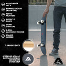 Apollo - Skateboard - Balloon - 7-lagiges Holz-Komplettboard mit ABEC 7 -
