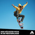 Apollo - Skateboard - Mosaik - 7-lagiges Holz-Komplettboard mit ABEC 7 -