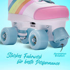 Apollo - Soft Boots größenverstellbare Rollschuhe für Kinder - Rainbow Star -