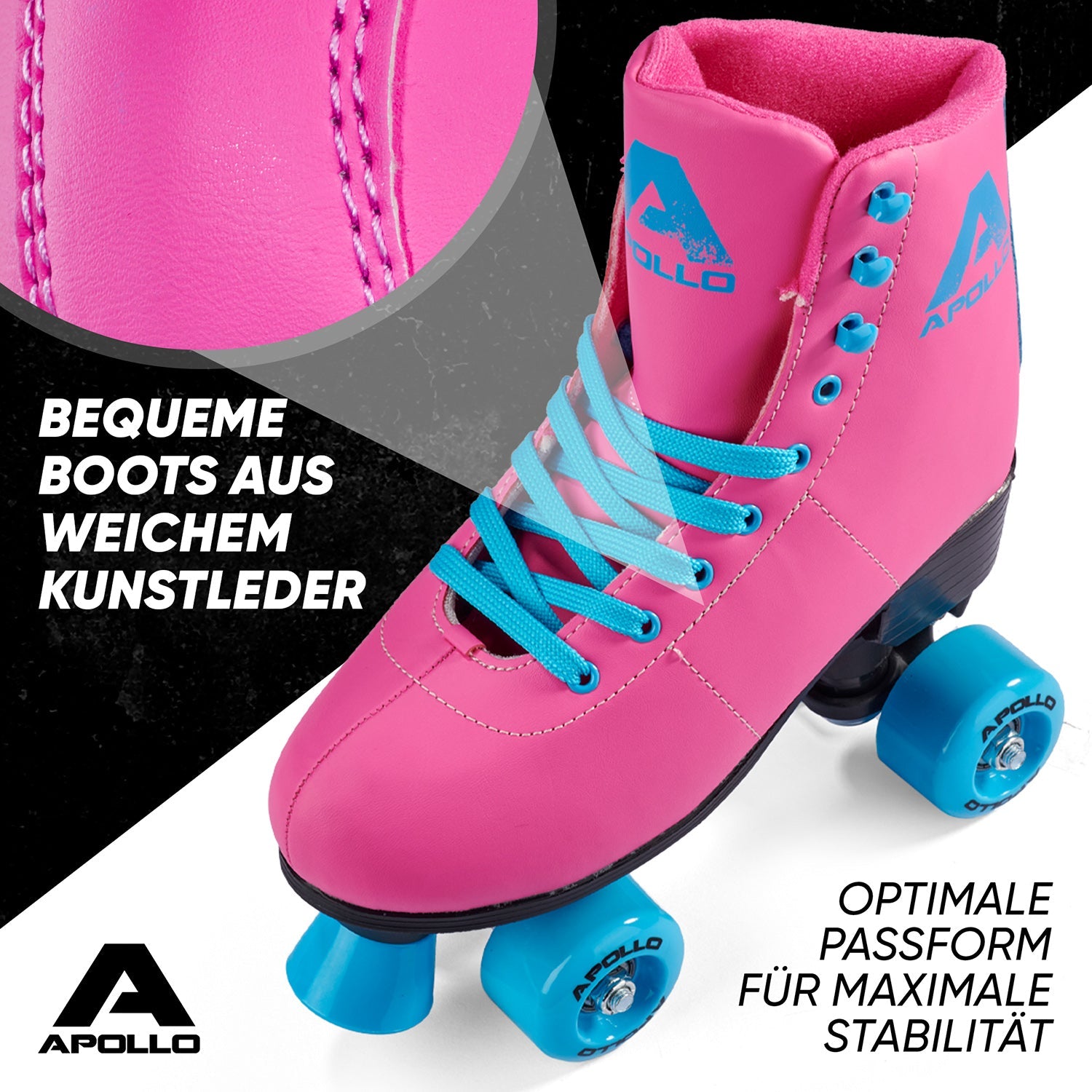 Apollo - Classic Roller Rollschuhe für Kinder und Erwachsene - Funky -