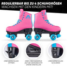 Apollo - Classic Roller Rollschuhe für Kinder und Erwachsene - Funky -
